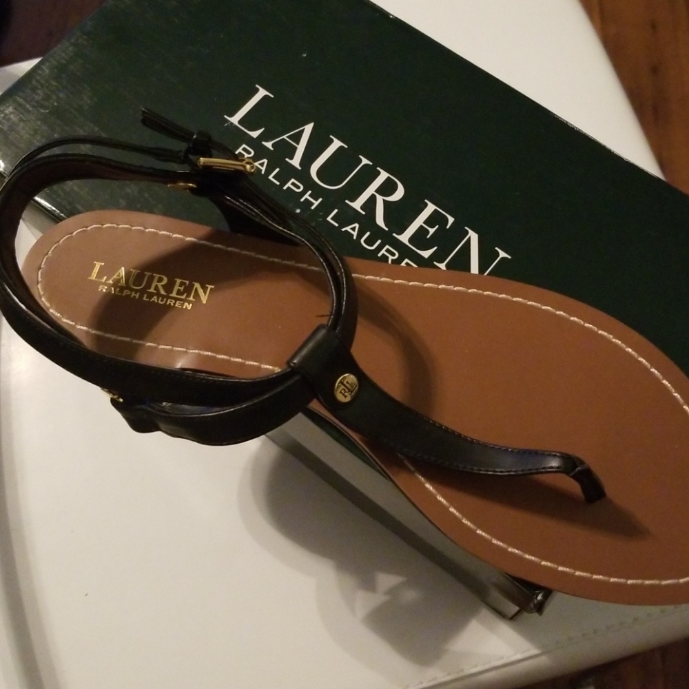 Black Thong Sandal 11B